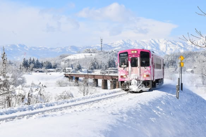 FLOWER長井線】鐵道