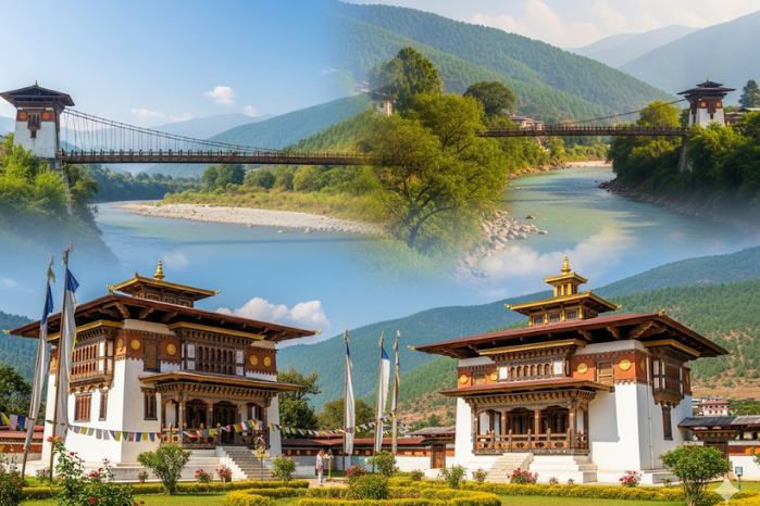 1-2.帕羅（Paro） 祈楚寺 (Kyichu Lhakhang Temple) 塔卓岡寺鐵鍊橋 (Tachogang Lhakhang Bridge) (2)