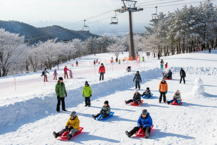 2.六甲山滑雪樂(贈_雪盆．戲雪）