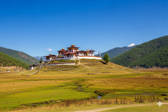 5.岡帝（Gangtey） 岡帝寺 (Gangtey Gompa) 岡帝草原 (Gangtey Grassland)