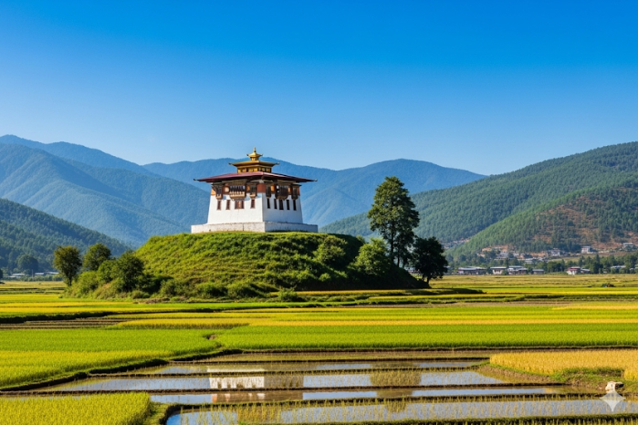 8.奇美寺 (Chimi Lhakhang) 多楚拉山口 (Dochula Pass)