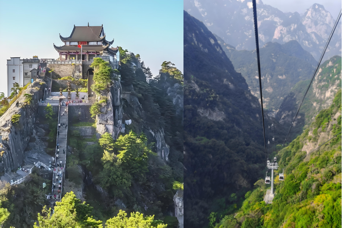 九華山【天臺寺正頂(索道上下)