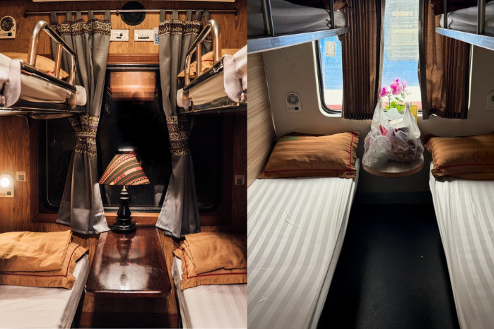 夜臥火車升等兩人一室