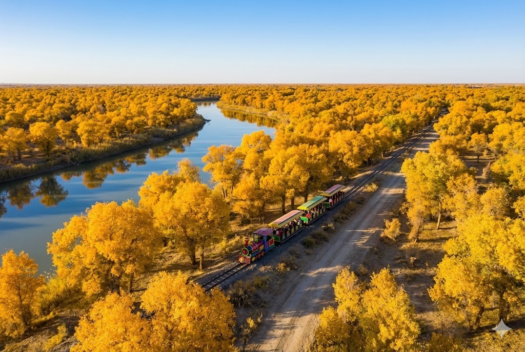 1.📍 LUNTAI 輪臺 🍂 沙漠脊樑．塔里木胡楊林