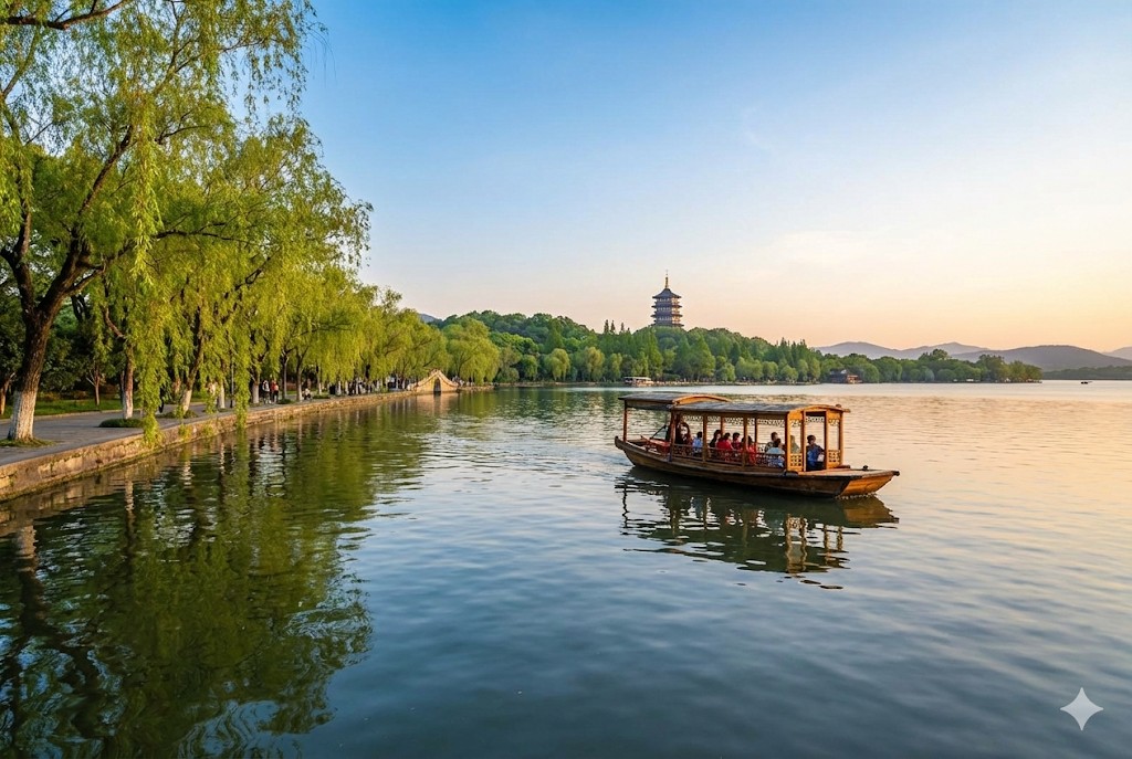 2.西湖遊船