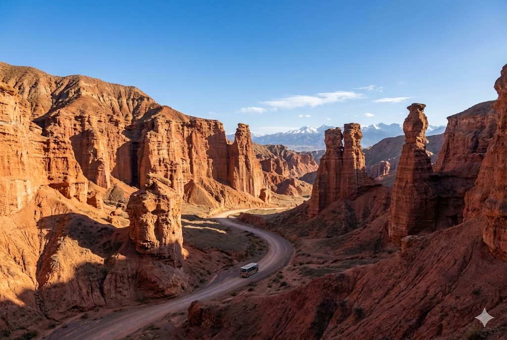 D6 庫車-阿克蘇【溫宿大峽谷（含區間車）】