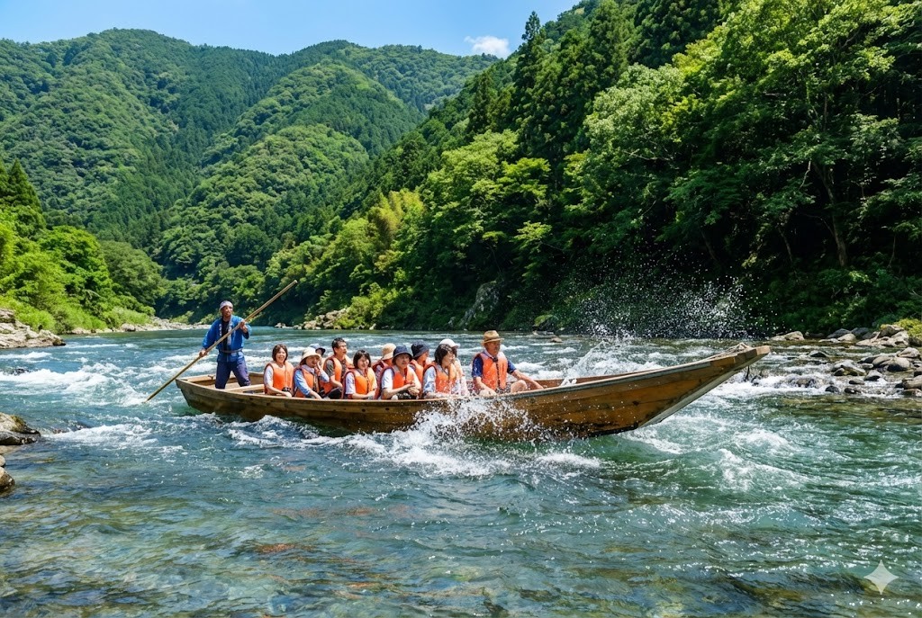 球磨川漂流