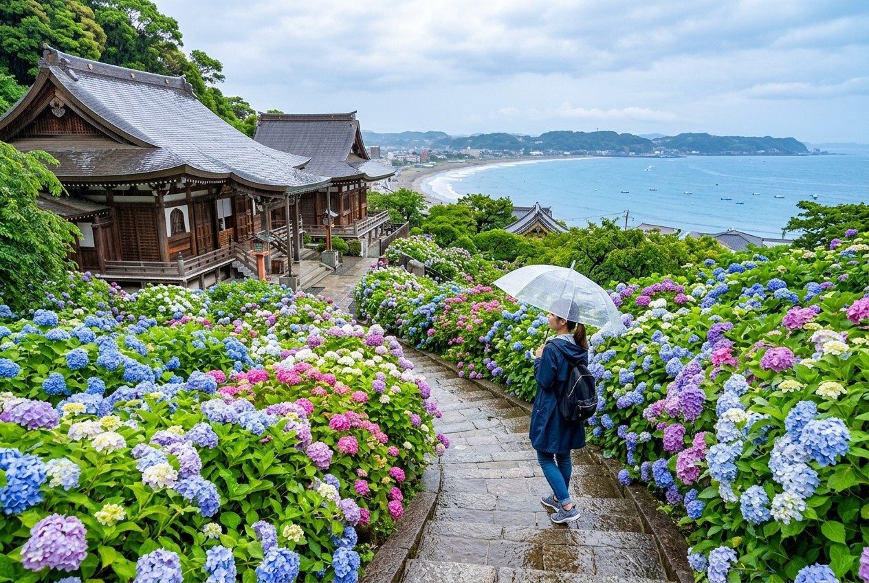 1.長谷寺 紫陽花