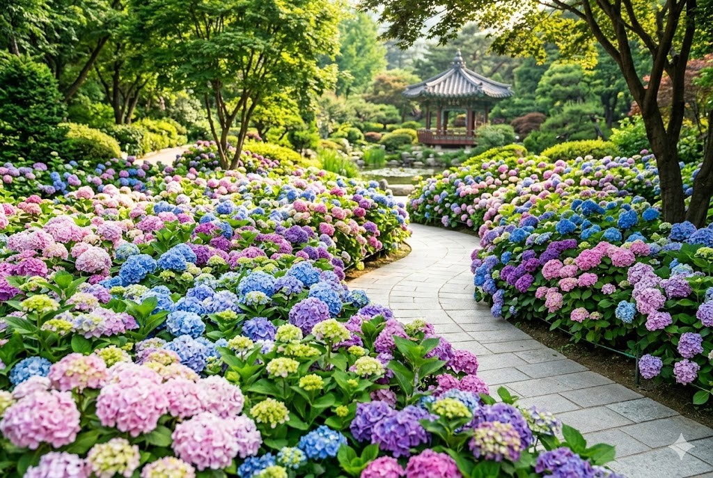 2.晨靜樹木園｜仲夏繡球花（6中旬限定）