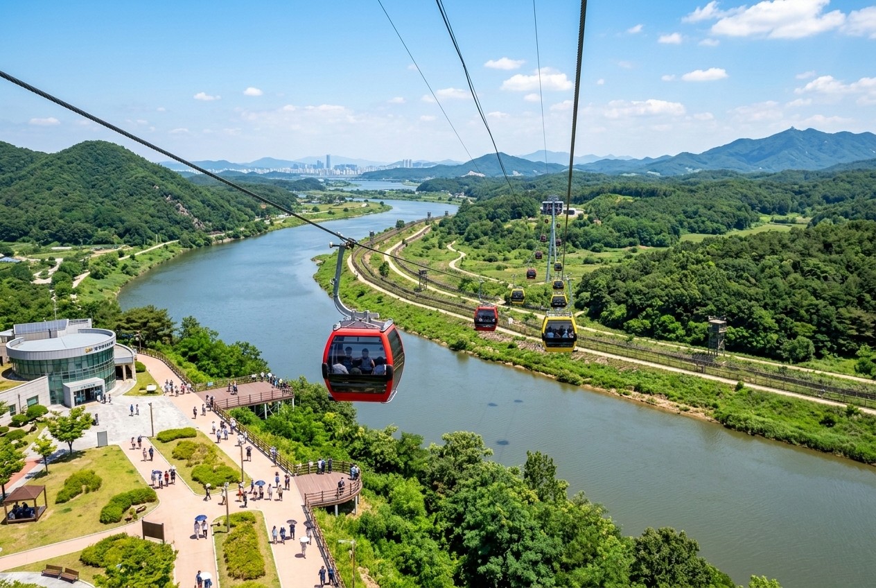 4.臨津閣 DMZ 和平纜車｜跨越管制線